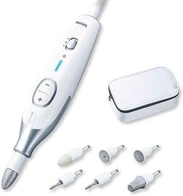 Beurer MP 42 Maniküre/Pediküre Set, für gepflegte Hände und Füße, 7 Aufsätze