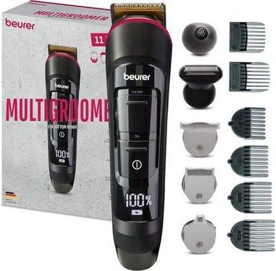 Beurer MN9X Multigroomer, zum Trimmen & Rasieren am ganzen Körper, 11 Aufsätze