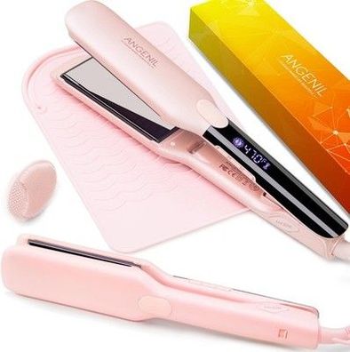 Angenil Hair Straightener 4.5 cm Glätteisen 15s Schnelle Heizung, 160°C-240°