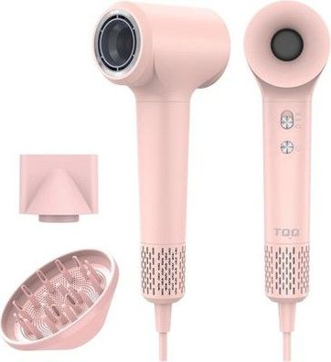 TQQ Haartrockner, 200 Million Negativ Ionen Fön, 110.000 U/min, 57dB, in Rosa