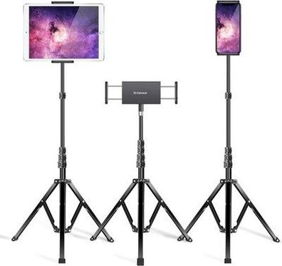 Elitehood Aluminium Tablet Stativ Halterung Ständer Höhenverstellbar 65'' Halter