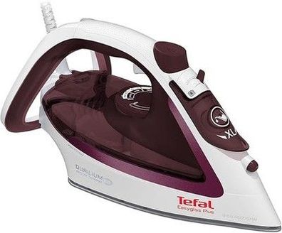 Tefal FV5716 Easygliss Plus Dampfbügeleisen | 190 g/Min. Dampfstoß, weiß rot