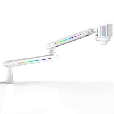 IXTECH RGB Low Profile Galgenarm für Mikrofon, verstellbarer Mikrofonarmständer
