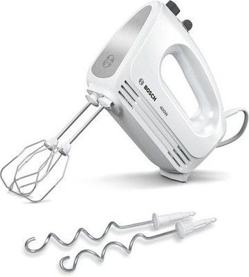 Bosch Hausgeräte Handrührer CleverMixx MFQ24200 2 Rührbesen, 400W Weiß/Edelstahl