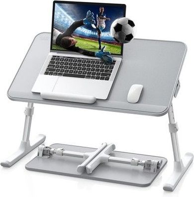 SAIJI Laptoptisch fürs Bett, einstellbar, Neigungswinkel, Laptop-Tisch 52 x 30cm