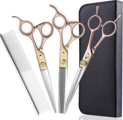 Dream Reach Hundeschere Fellschere 7 Inch Tierpflege 15%-25% Ausdünnungsrate