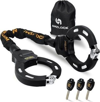 E Scooter Schloss, Handschellenschloss für E Scooter, 8mm Dicke Kettenschloss
