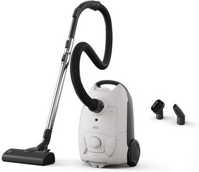 AEG CLEAN 5000 Staubsauger + Beutel, 8,5m Aktionsradius Hygiene-Filter, AB51C1SW