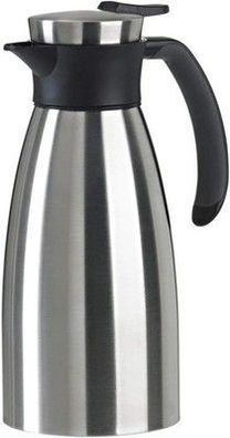 Emsa Soft Grip Isolierkanne, 1 L, Edelstahl, 12 Stunden heiß + 24 Stunden kalt