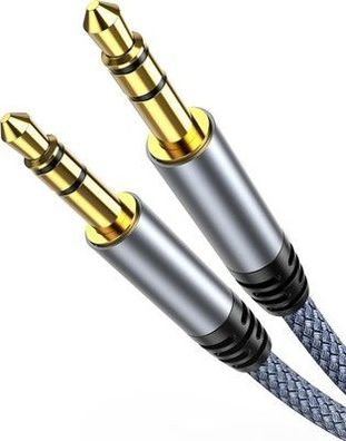 Highwings Aux Kabel 3,5mm Klinkenkabel [1,2M] Stereo Audio Kabel Klinke