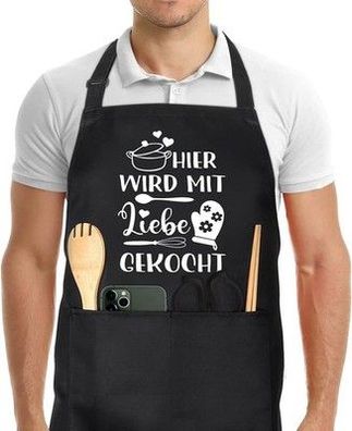 Grillschürze für Männer, Lustig Kochschürze wasserdicht verstellbare Schürze