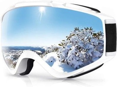 Findway Skibrille, Snowboard Brille für Brillenträger Herren Damen Erwachsene