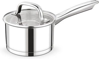 Homikit Stielkasserolle 14cm Edelstahl Klein Milchtopf Kasserolle 0,95L Kochtopf