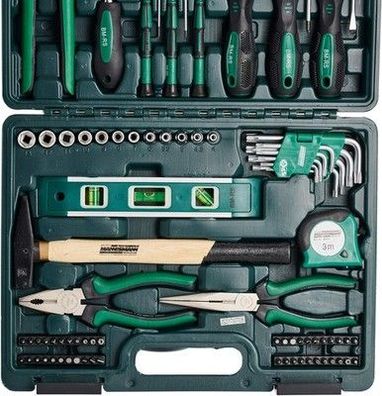 Brüder Mannesmann M29084 Werkzeugkoffer bestückt, 87-tlg Werkzeug-Koffer Zubehör