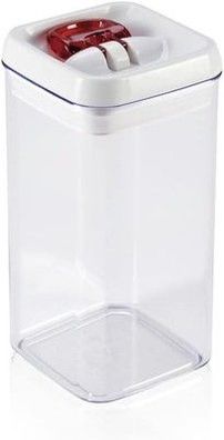 Leifheit Fresh and Easy Vorrats-Behälter 1200 ml, eckig, luft- und wasserdicht
