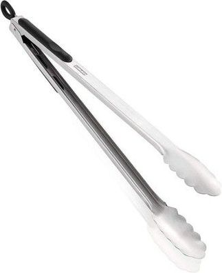 Leifheit Küchen- und Grillzange, 41 cm mit Klick-Verschluss, Kochzange, Zubehör