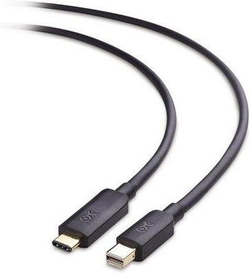 Cable Matters [Nur Video] Bidirektionales Mini DisplayPort zu USB C Kabel 1.8m