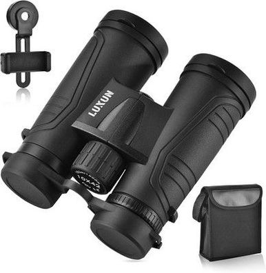 LUXUN 10x42 Fernglas für Erwachsene, HD Ferngläser für Jagd, Vogelbeobachtung