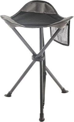 EVER Advanced Klapphocker Faltbar Dreibeinhocker Stuhl, Camping-Hocker, Outdoor