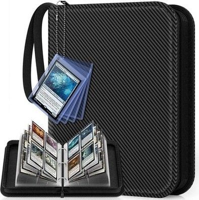 Mlikero Sammelalbum Sammelkarten Album für 440 Karten, 4 Taschen Sammelmappe