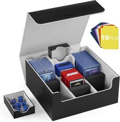 Mlikero Sammelkarten Aufbewahrungsbox, Magnetische Karten Deck-Box fit für MTG