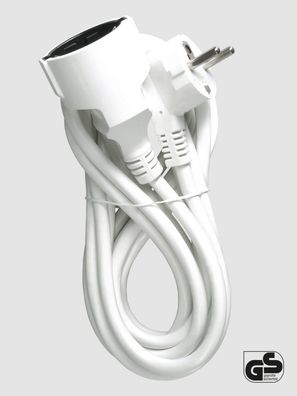 Heitech Schuko Verlängerungskabel 3 Meter Kabel - Verlängerung mit Kindersicherung