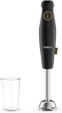 Tefal HB46E8 Eco Respect Stabmixer | 600-W-Motor | Eco-Design | 2 Modis, Schwarz