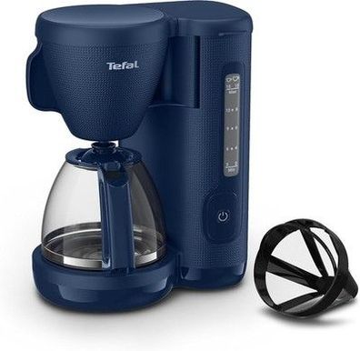 Tefal Morning Filterkaffeemaschine, Glaskanne, 1,25 Liter Wassertank, CM2M1410
