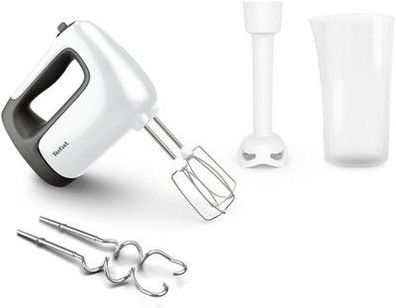 Tefal Prep'Mix+ Handmixer mit Pürierstab, 500 Watt, Schiebeknopf mit 5 Modis