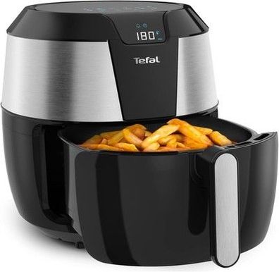 Tefal Heißluftfritteuse Easy Fry XXL, Air Fryer, 1850W 5,6 L - Edelstahl, EY701D