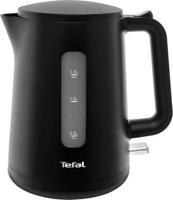 Tefal KO2008 Wasserkocher Principio Select, 2400 Watt | 1,7L Wassertank, schwarz