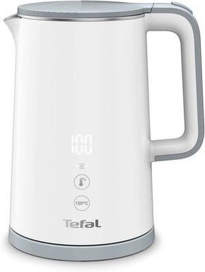Tefal KO6931 Sense Wasserkocher, 1,5 L Kapazität, Digitalanzeige, 1800W, weiß
