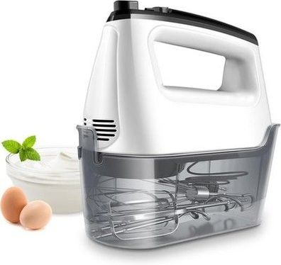 Handmixer Elektrisch Handrührgerät 6 Stufen Plus Turbo - 400W Leiser Motor
