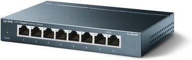 TP-Link TL-SG108 8-Port Gigabit Netzwerk Switch (Plug-&-Play 8* RJ-45 LAN Ports)