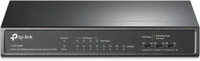 TP-Link TL-SF1008P 8-Port Fast Ethernet PoE Switch, 100 Mbit/s RJ45 Ports
