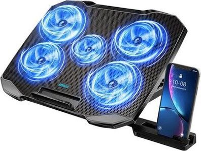 Aimiuzi Laptop Kühler 12-15,6 Zoll, aptop Lüfter Unterlage Leise Kühlung Kühlpad