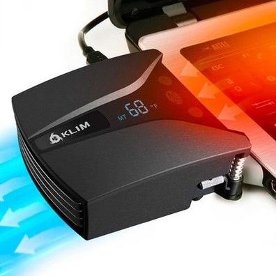 Klim Tempest Laptop Kühler mit Vakuumlüfter - 4000 U/min, Laptop Cooling Pad