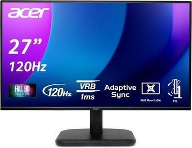 Acer EK271 G Monitor 27 Zoll (69 cm Bildschirm) Full HD, IPS, 120Hz HDMI, 75Hz