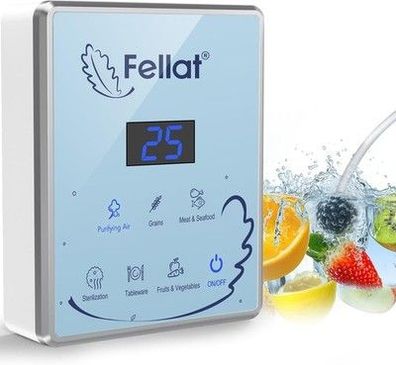 Ozongenerator, FELLAT Haushalt Ozongerät für Wasser & Luft, Luftreiniger 5-30 ?,