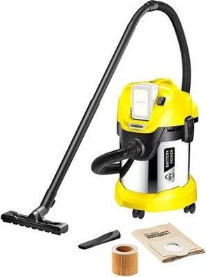 Kärcher 36 V Akku-Nass-/Trockensauger WD 3 Battery Premium, 17 Liter, 300 Watt