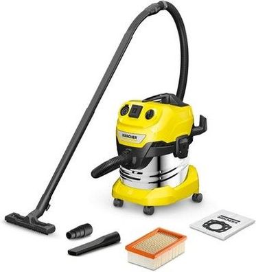 Kärcher WD 4 P S V-20/5/22 Nass-& Trockensauger, 20 l Edelstahlbehälter, 1000 W