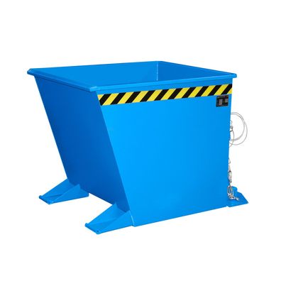 Bauer Spaenebehaelter SGU-RZ 55, lackiert, Lichtblau