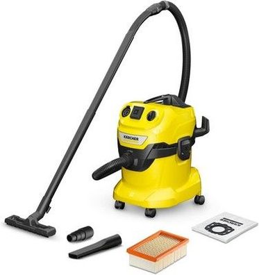 Kärcher WD 4 P V-20/5/22 Nass-& Trockensauger, Kunststoffbehälter, 5 m Kabel