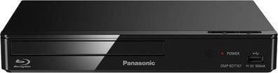 Panasonic DMP-BDT167EG Kompakter 3D Blu-ray Player (Full HD Upscaling, USB, MKV)