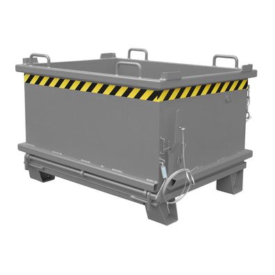 Bauer Klappbodenbehaelter SB 500, lackiert, Mausgrau