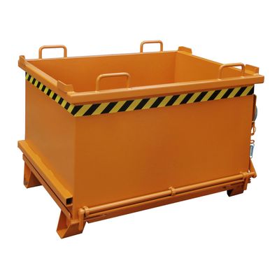 Bauer Klappbodenbehaelter SB 750, lackiert, Gelborange