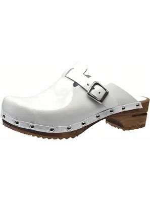 Sanita Damen Clogs Wood-Krisla Open 478005