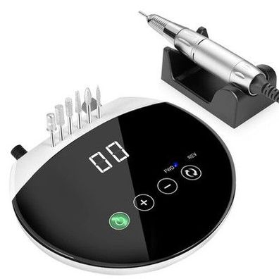 Engerwall Elektrische Nagelfräser Gelnägel, 35000 u/min mit Touch-Tasten, Set