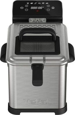 Tefal FR507D Family Pro Digital Elektrische Fritteuse, 4 L Öl-Kapazität, LED