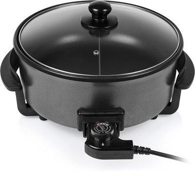 Tristar XL Sauteuse – 30 cm Durchmesser, 5L Fassung, 1500 W, Schwarz, PZ-9135